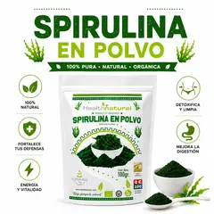 HEALTHNATURAL - SPIRULINA EN POLVO 100G