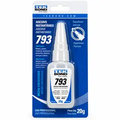 TEKBOND - Pegamento Adhesivo Instantáneo 793 20g Alta Calidad