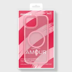MOMAX - Case Caseform Amour Pink Con Magsafe iPhone 15 Pro