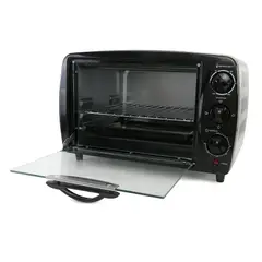 Imaco - Horno Eléctrico HE14S - 14L Metálico, Ideal para cocinas pequeñas