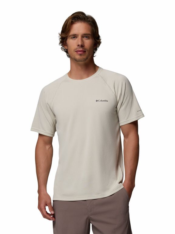 Polo Manga Corta Hombre Alpine Chill Pro Beige