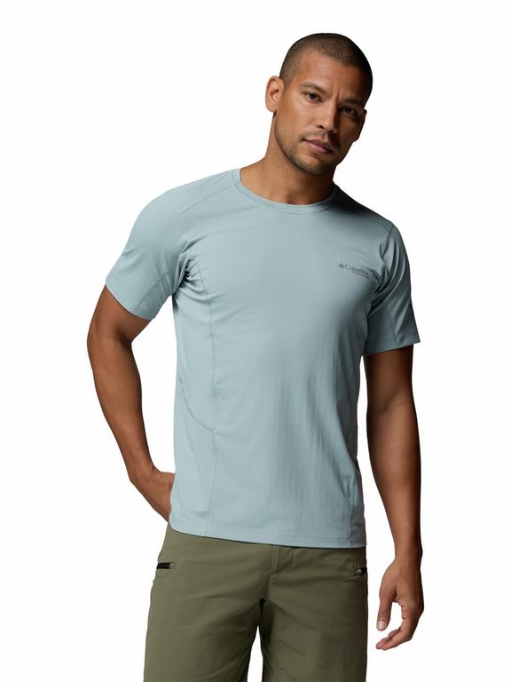 Polo Manga Corta Hombre Diamond Peak Pro Celeste
