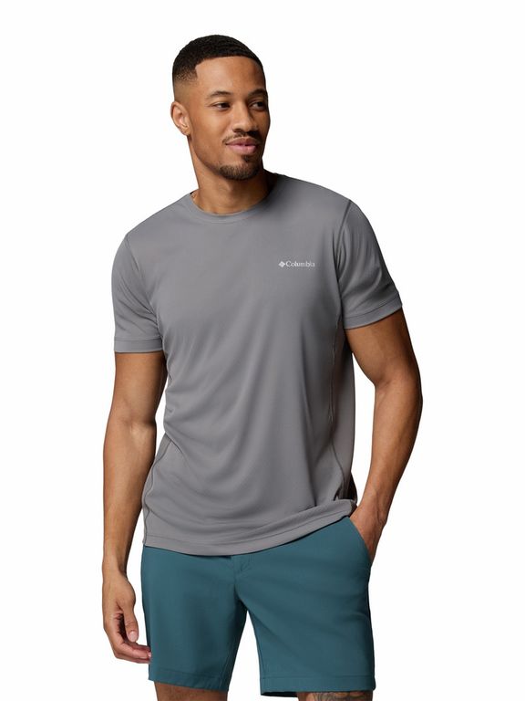 Polo Manga Corta Hombre Zero Rules Gris