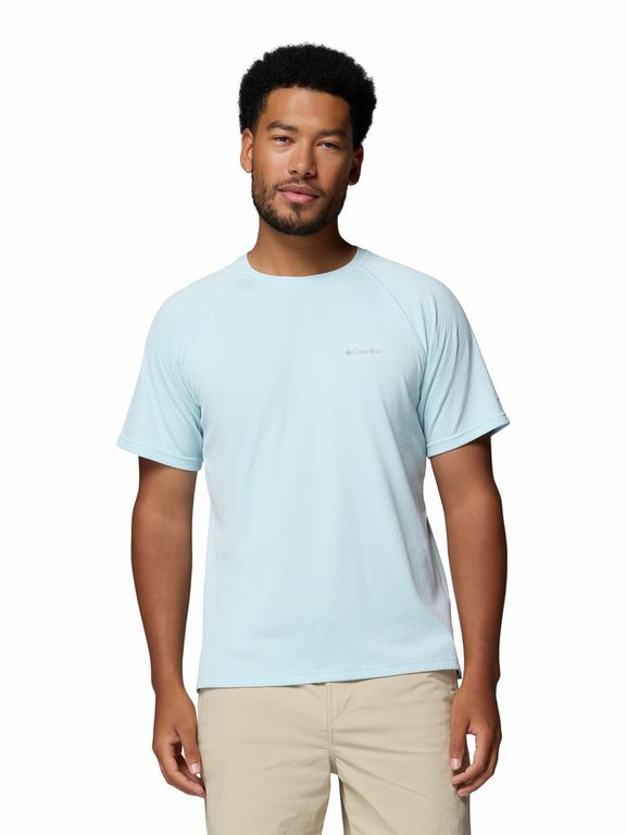 Polo Manga Corta Hombre Alpine Chill Pro Celeste