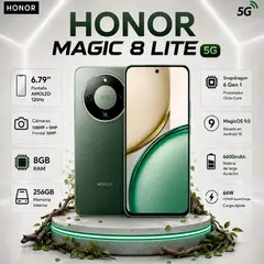 HONOR - MAGIC 8 LITE - 256GB 8GB  5G - VERDE