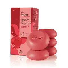 Natura - Tododia Manzana Caramelizada y Vainilla Jabones en barra 5 unidades de 90 g c/u
