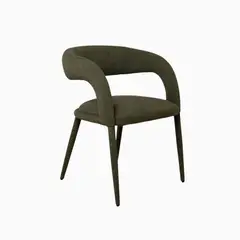 NIHM - SILLA DE COMEDOR DE TELA PANYU GREEN
