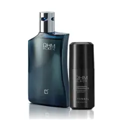 Yanbal - Perfume Ohm Black Original De Hombre Con Deo Roll On
