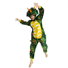 GENERICO - Disfraz Pijama Importada de Dinosaurio Triceratops Onesie