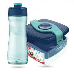 MAPED - Pack Regreso a Clases Contenedor + Tomatodo 500 ml Azul