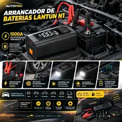 OEM - Arrancador de Bateria 5 en 1 para Autos y Camionetas de hasta 5 L + Cargador de Pared
