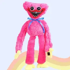 GENERICO - Peluche Huggy Wuggy Rosado Poppy Playtime - Mide 40 cm alto