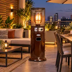 Alfano - Estufa de Terraza a Gas 13000W GLP Alcance20m2 para Exteriores SMALL