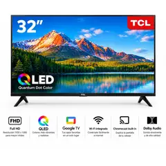 TCL - Televisor Smart TV 32'' QLED FHD GoogleTV 32V51C 2025