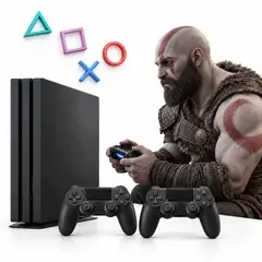 SONY - 4k play station PRO 4k real con 2 mandos 100 juegos