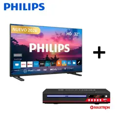 PHILIPS - Televisor 32PFD6910 mas Reproductor DVD Maxtron MX 1808