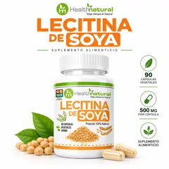 HEALTHNATURAL - LECITINA DE SOYA 500MG