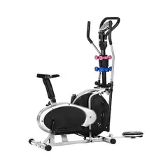 GENERICO - BICICLETA ELIPTICA MULTIFUNCIONAL CON MANCUERNAS Y DISCO TWISTER
