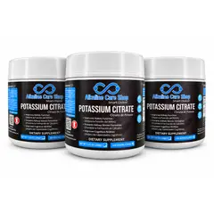 ALKALINE CARE - CITRATO DE POTASIO 3 FRASCOS– 200 GR