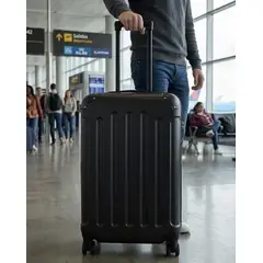 GENERICO - Maleta de Cabina con Clave Carry on 10kg - Negro