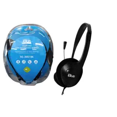 IBLUE - Audifonos con Microfono Para PC Stereo 2001 Ideal para llamadas 3.5 mm