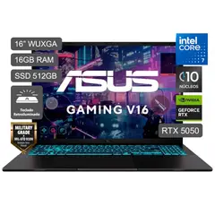 ASUS - Laptop Gaming V16 Intel Core 7 240H 16GB 512SSD RTX5050-8GB 16WUXGA Win11