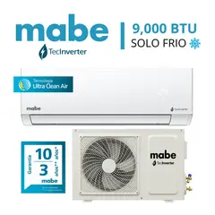 Mabe - Aire Acondicionado Inverter 9000 BTU Split Inverter Solo Frío