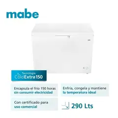 Mabe - Congeladora 290 LT CHMHM290PHLB0 Blanco