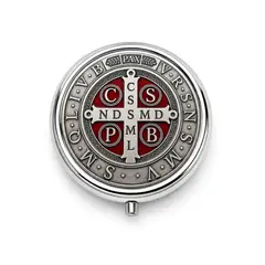 SANTORAL - Caja Medalla de San Benito - Metal