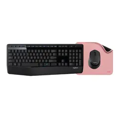 LOGITECH - Combo MK345 Inalámbrico + Mouse Pad 230x200 Rosado