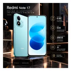 XIAOMI - Celular note 17 6gb 256gb Azul