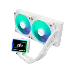 ASROCK - AIO LIQUID COOLER CHALLENGER WHITE 240 DIGITAL