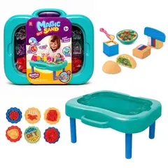 TOYS MASTER - Arena Mágica con Mesa Interactiva - Magic Diy Sand