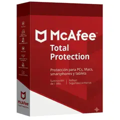 MCAFEE - Total Protection antivirus 5 dispositivos