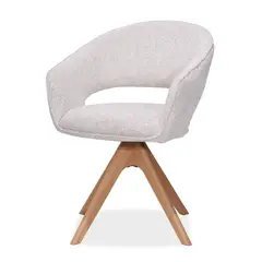 TUGO - Silla De Comedor Sora Tela Beige P. Natural