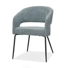 TUGO - Silla De Comedor Alani Tela Verde P. Negra