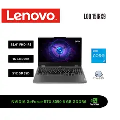 LENOVO - LAPTOP LOQ 15 15.6 FHD 144HZ IPS CORE i5-13450HX RTX 3050 6GB 16GB DDR5 512GB SSD
