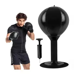 Alpha Gym - Pera de Boxeo Portátil Inflable con Ventosa