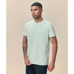 Mbo - Polo Básico Cuello Redondo Verde Agua