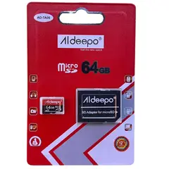 GENERICO - Memoria Micro SD de 64GB con Adaptador Aldeepo