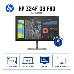 HP - Monitor Z24f G3 FHD 23.8" + Cámara Web Microsoft