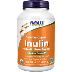 NOW - Inulina en polvo Foods prebiótico inulina Fos 227 G
