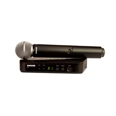 SHURE - BLX24/SM58 SISTEMA INALAMBRICO PARA VOZ CON MICROFONO SM58