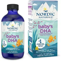 Nordic - Naturals DHA del bebé, sin sabor, 4 onzas, 1050 mg de Omega-3 + 300 UI de vitamina D3