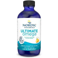 Nordic - Ultimate Omega Liquido Naturals sabor a limón, 4 onzas, 2840 mg de Omega-3
