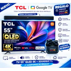 XIAOMI - Televisor Smart TV A Pro QLED 55" 4K UHD Google TV 2026