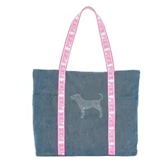 PINK - BOLSO TOTE DIAMANT DENIM