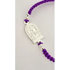GENERICO - Pulsera Señor de los Milagros Hilo Morado