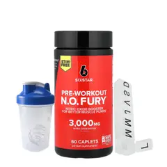 INSANE LABZ - Pre Entreno N.O FURY 60 Capsules Sixstar