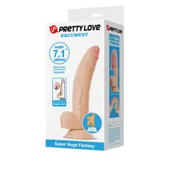PRETTY LOVE - DILDO REALISTA EXTRA SUAVE - ERCUMENT 18 CM